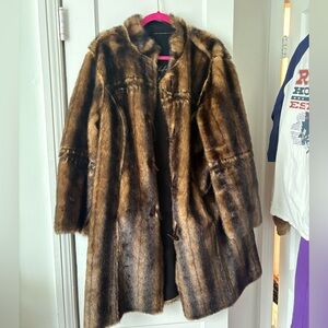 Terry Lewis Faux Fur Jacket / 1X